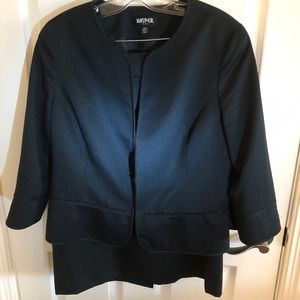 Chanel type jacket and straight skirt